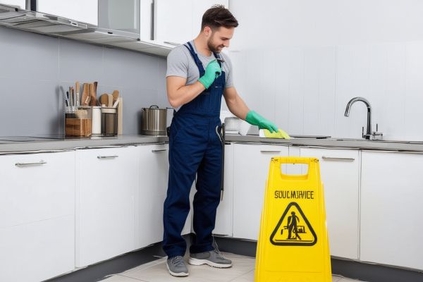 Regular maintenance cleaning service